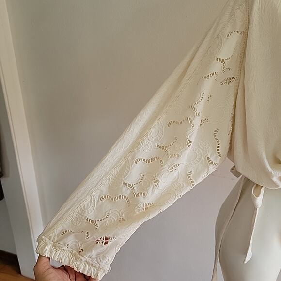 Free People Movement Field of Dreams Cropped Pullover Round Neck Pullover - Picture 7 of 15